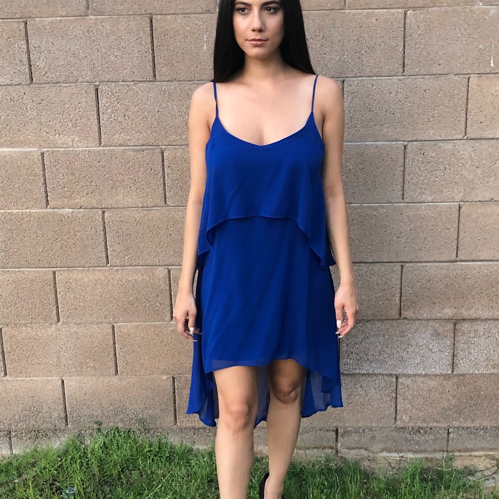 Layered chiffon dress